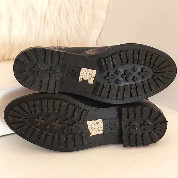 Joules Womens Rockingham Navy Flower Rain Garden Boots Waterproof Chelsea Size 6 - Picture 5 of 10